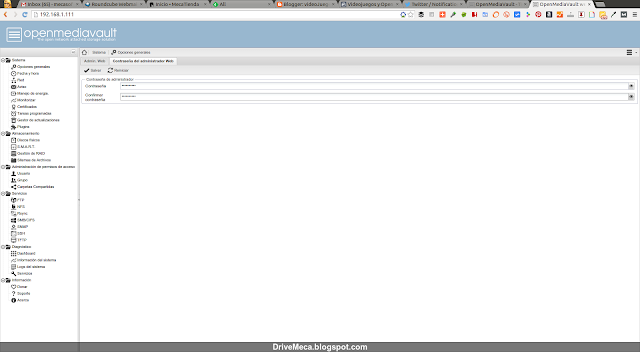 DriveMeca instalando el NAS OpenMediaVault paso a paso DriveMeca instalando el NAS OpenMediaVault paso a paso