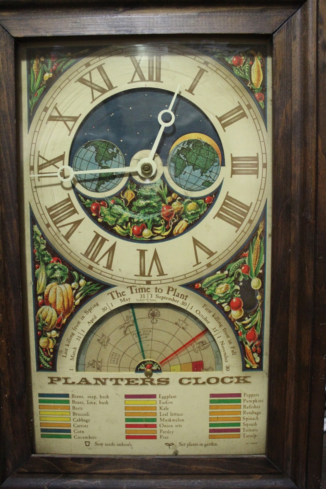 Planters clock by Mechtronics Corporation, c. 1970, NOT FOR SALE