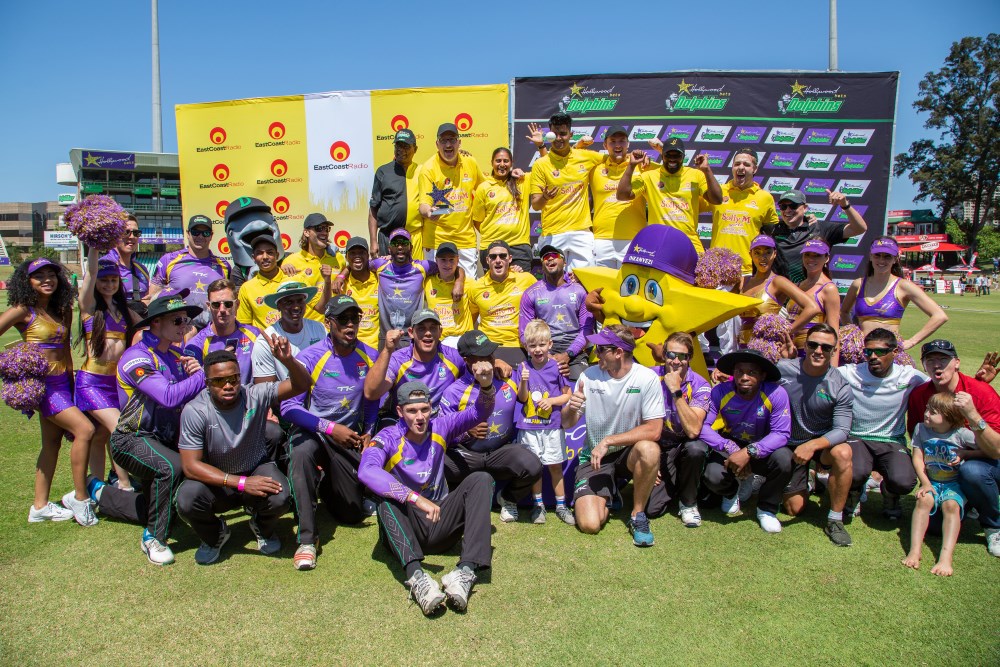 East Coast Radio and Hollywoodbets Dolphins - The Greatest Showdown East Coast Radio and Hollywoodbets Dolphins - The Greatest Showdown - Team photo