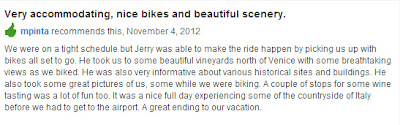 veloce bike rental in italy