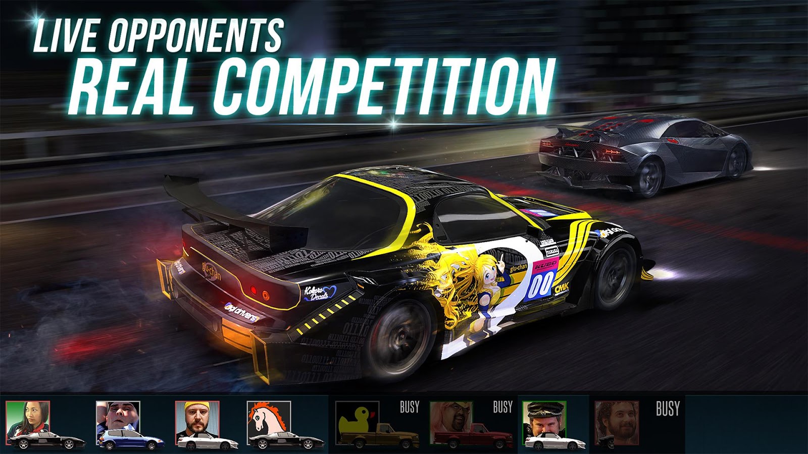 Racing Rivals v6.1.0 Mod Apk Terbaru Unlimited Nitro