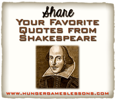 Share your favorite quotes from Shakespeare