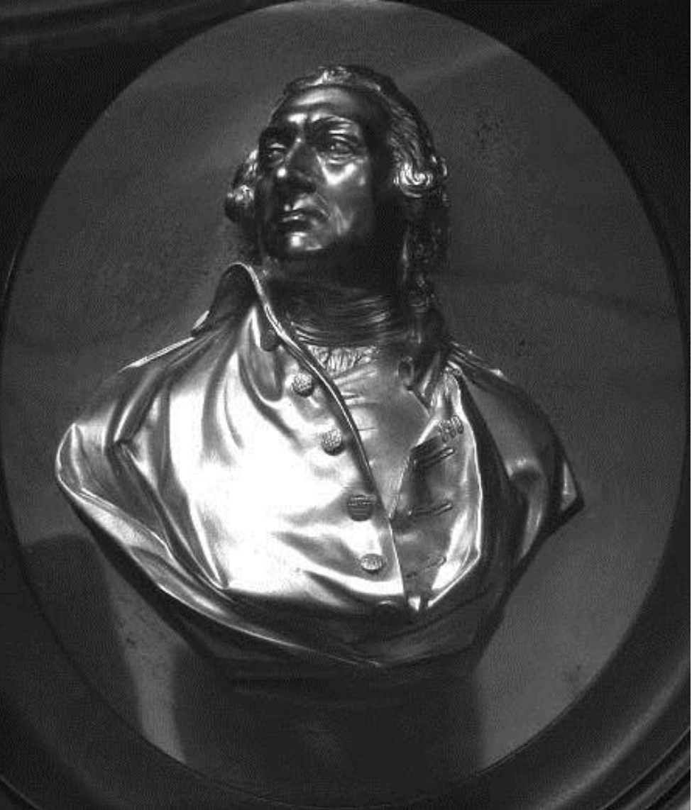 English 18th Century Portrait Sculpture David Garrick after