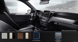 Màu nội thất Mercedes GLE 400 4MATIC 2019 Nội thất Mercedes GLE 400 4MATIC 2019 màu Đen (211)