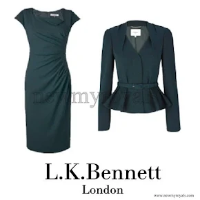 Kate Middleton wore L.K. Bennett Jude Jacket and Davina Dress