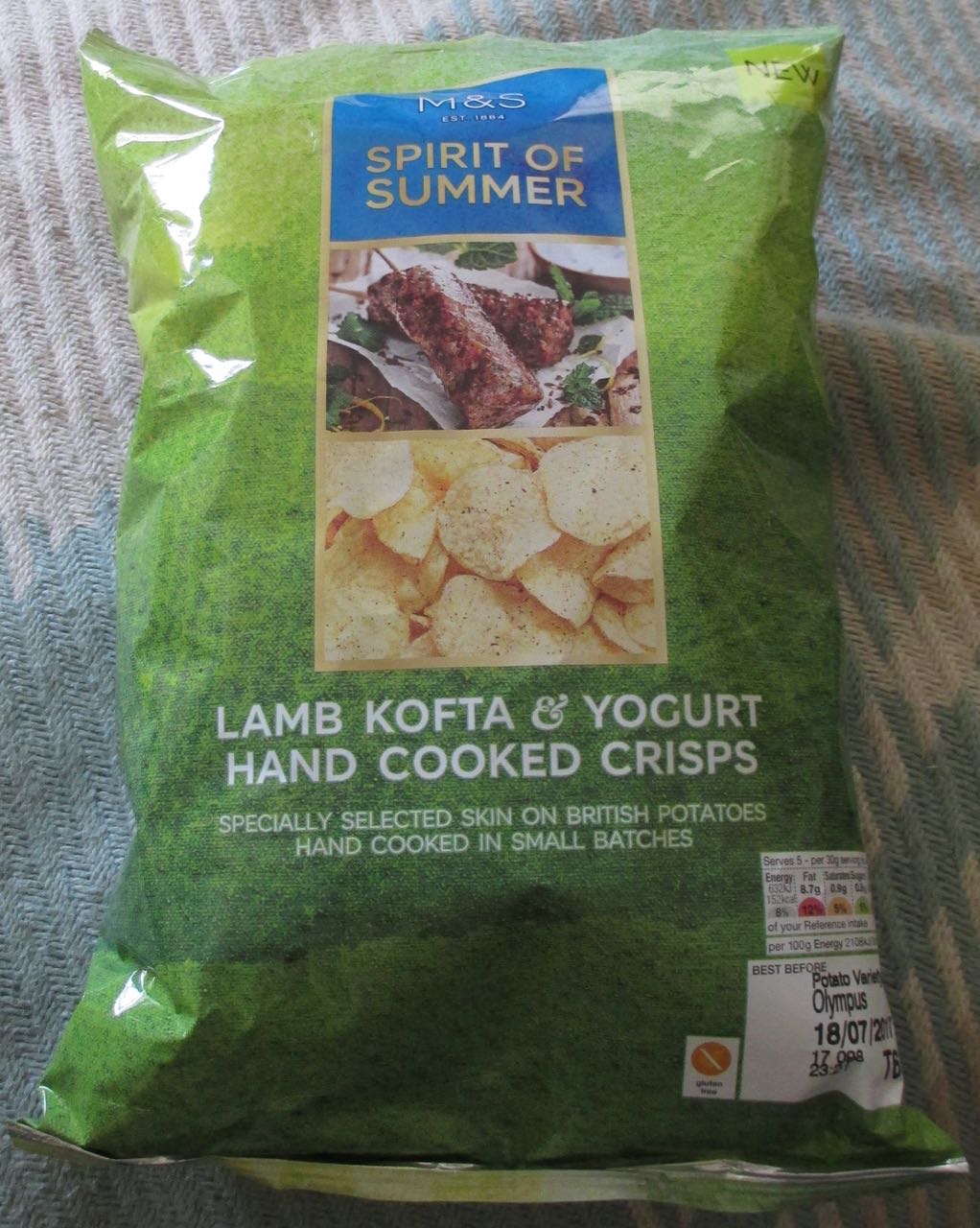 FOODSTUFF FINDS: Lamb Kofta & Yogurt Crisps (Marks and Spencer) By @Cinabar