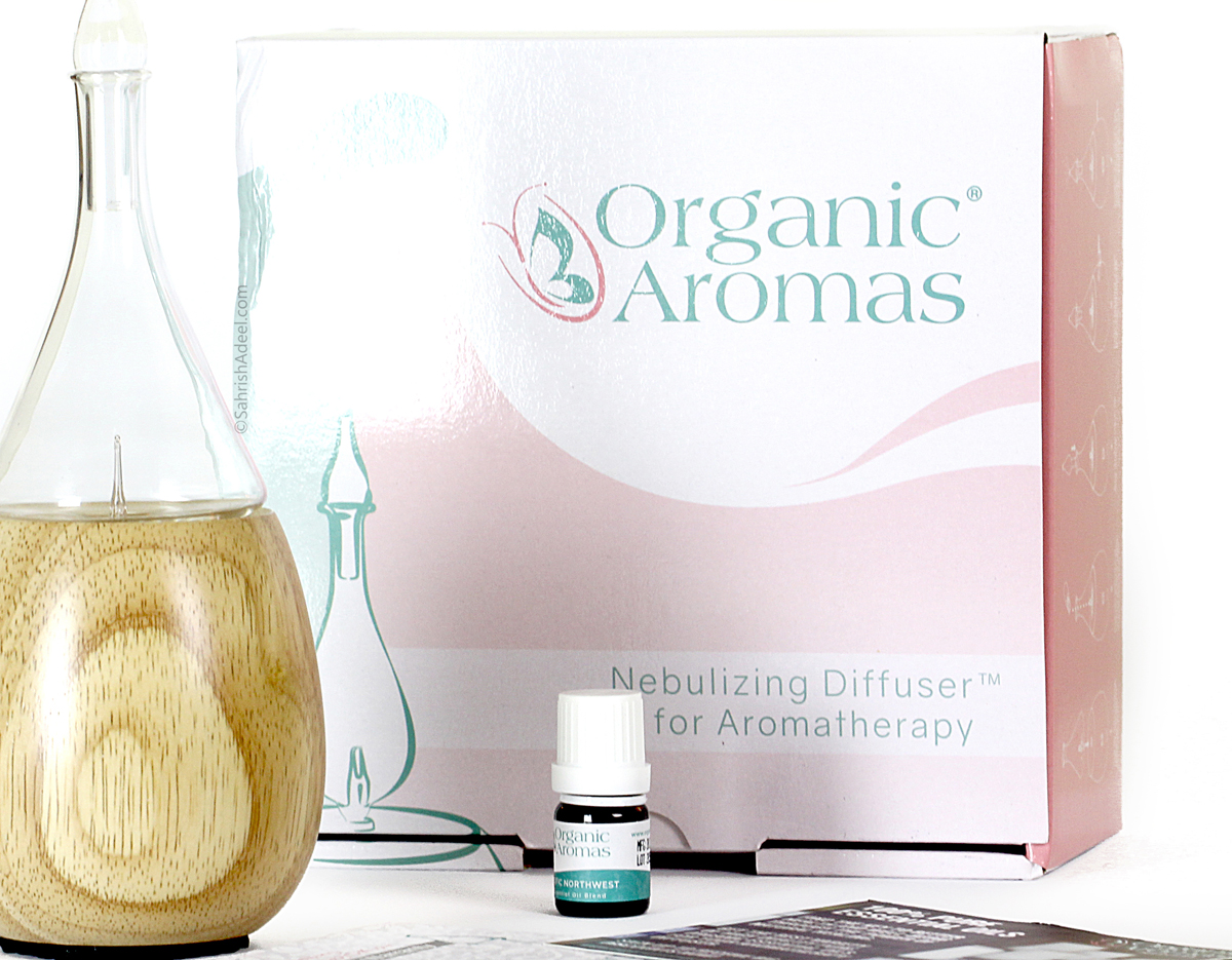 Raindrop Nebulizing Diffuser by Organic Aromas Review & Discount Code Sahrish Beauty and
