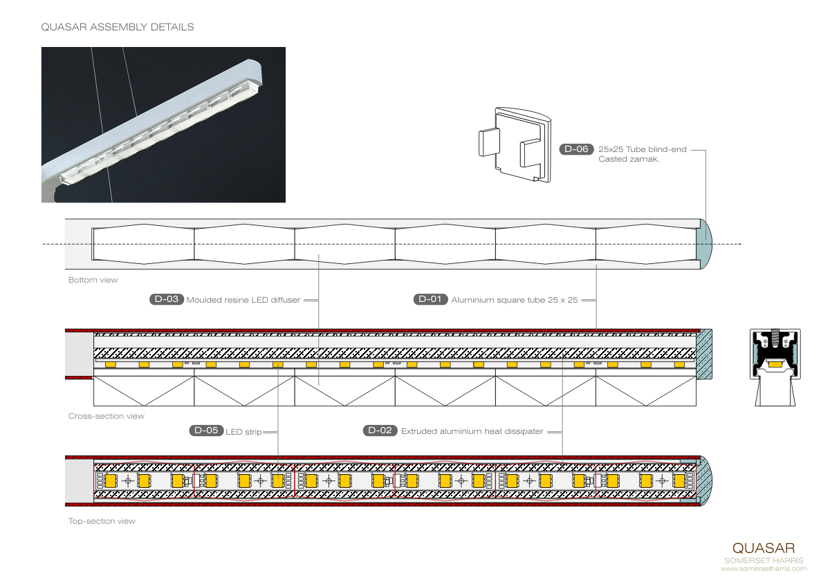 Assembly-details-Quasar-LED-lighting-collection-Design-Somerset-Harris
