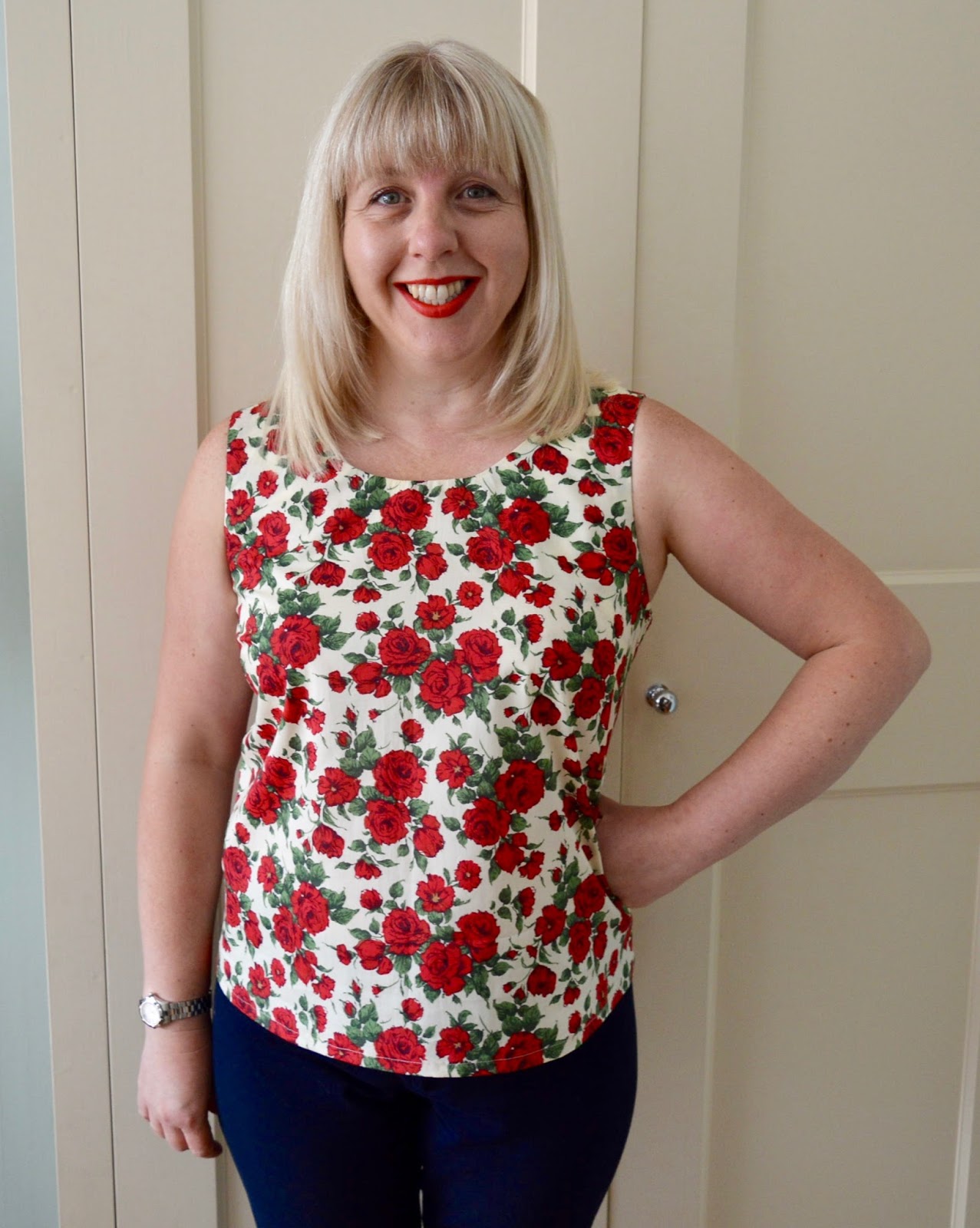 Handmade Jane: More sleeveless shell tops