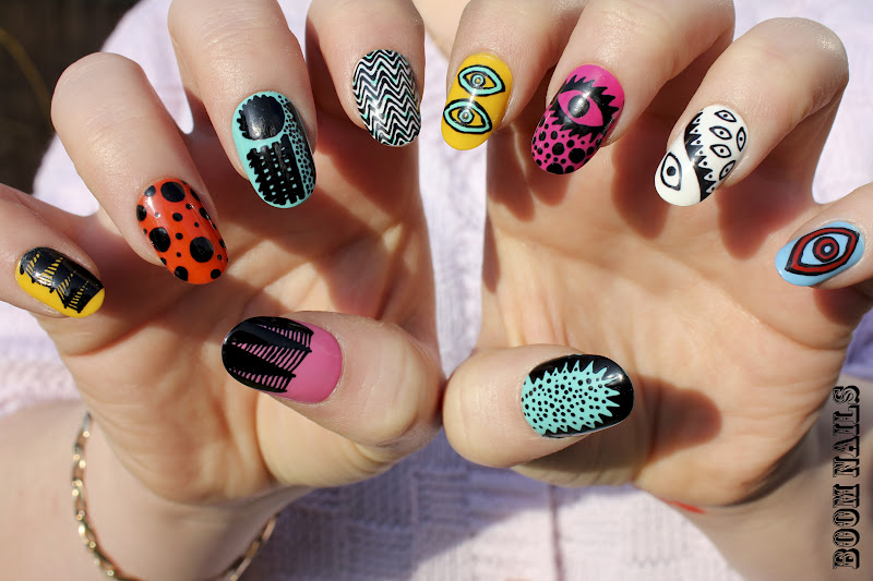MY OWN KUSAMA NAILS