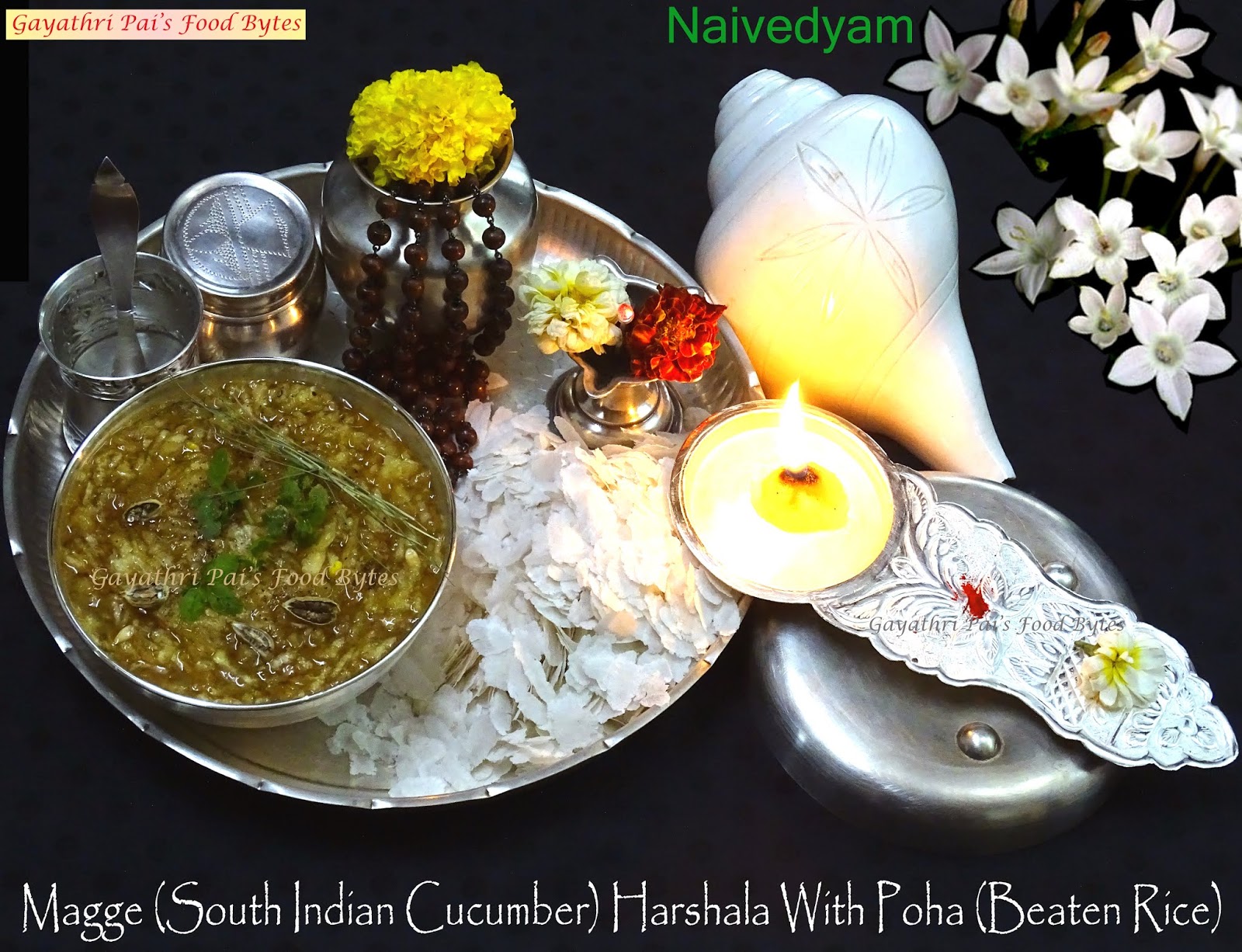 Gayathri Pai's Food Bytes Magge Harshala / South Indian Cucumber