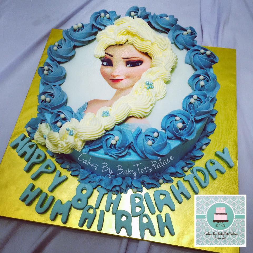 Flair Cakes Sisters Elsa Braid Hair Cake