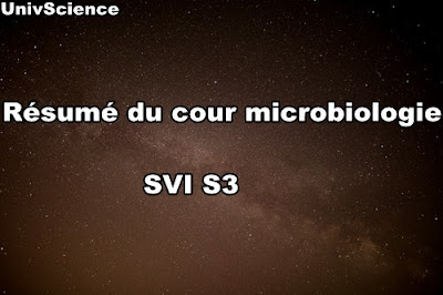 Résumé du cour Microbiologie SVI S3 