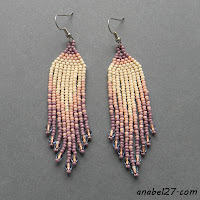 Нежные серьги из бисера - 192 / 365 Бисерные серьги - украшения от Anabel