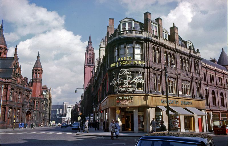 26 Fascinating Color Photos That Capture Street Scenes of Birmingham in