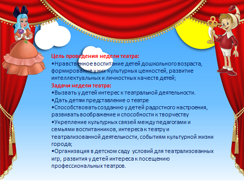 Неделя театра в детском саду