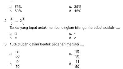 Kunci Rahasia Soal Ulangan Pelajaran Mtk Tematik Semester Kelas 5 Sd Pembahasan Tema 1 2 3 4 5 6