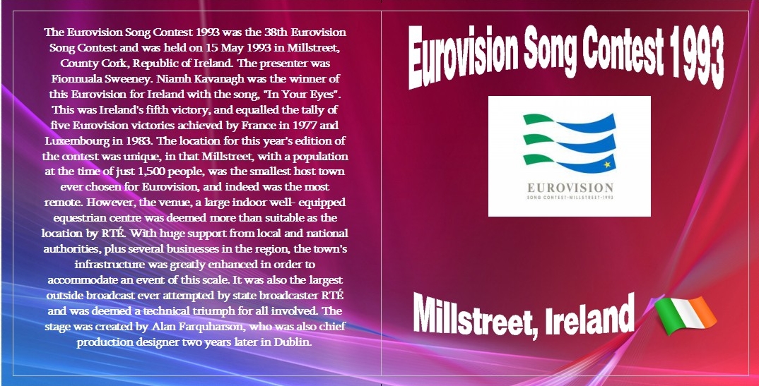 Eurovision Song Contest Music EUROVISION SONG CONTEST 1993
