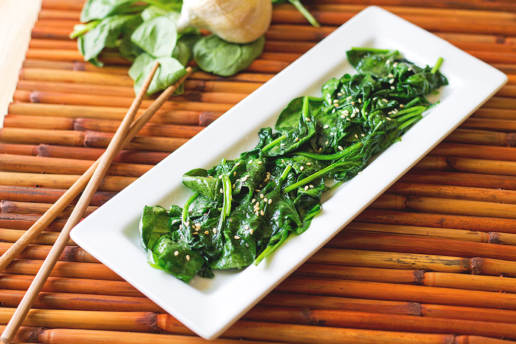 Asian Spinach - The Midnight Baker