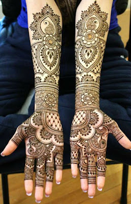 Tikki Style Mehndi Designs 2018 for Hands