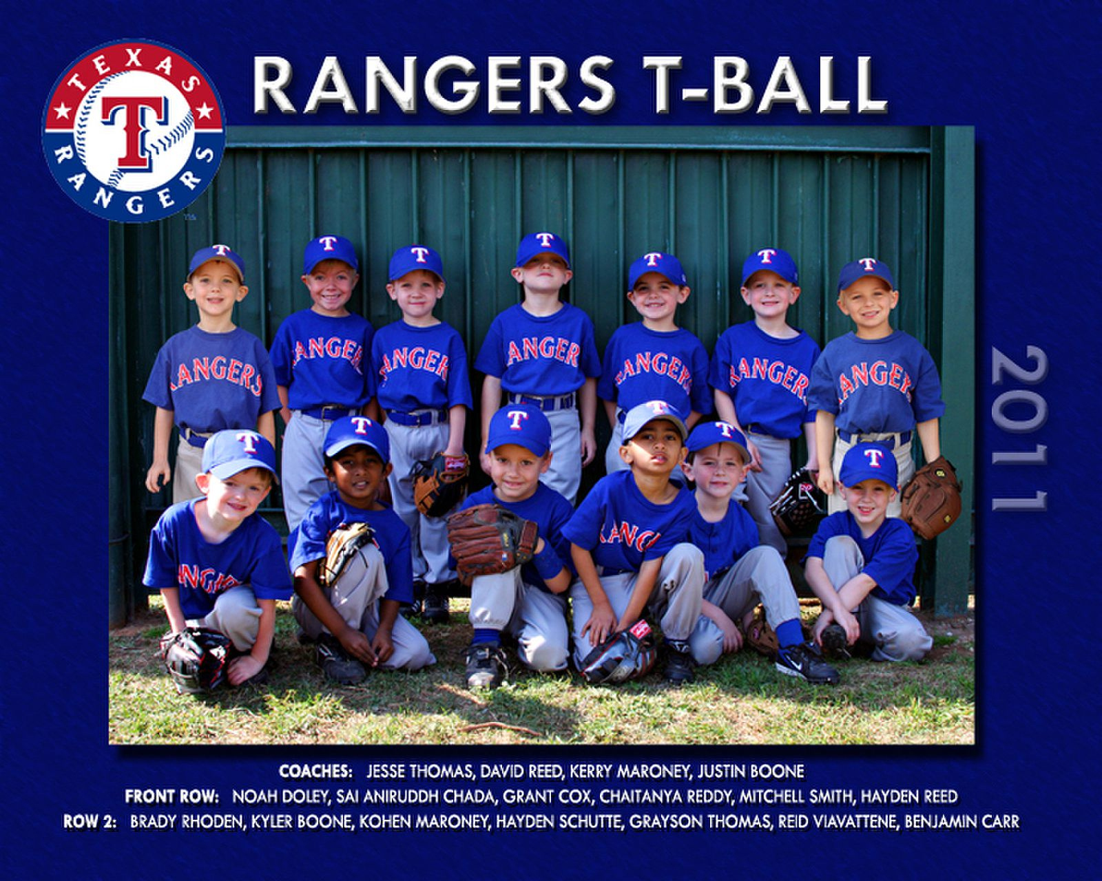 The Doleys T Ball Team and Individual Pics