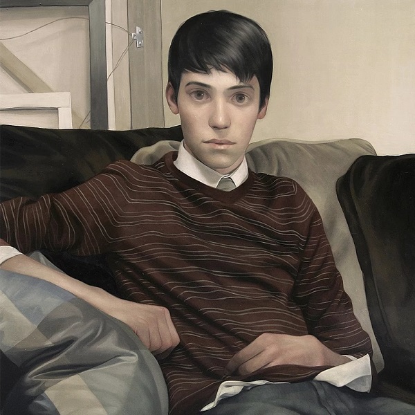 "Timmy" by Lu Cong - 2008 | arte pintura, retrato contemporaneo, contemporary portrait paintings, a r t "Timmy" by Lu Cong - 2008 | imagenes de obras de arte contemporaneo realista, cuadros, pinturas bonitas chidas | artworks