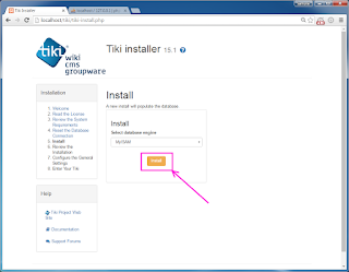 Install Tiki Wiki CMS Groupware 15.1 on Windows 7 with XAMPP tutorial 16