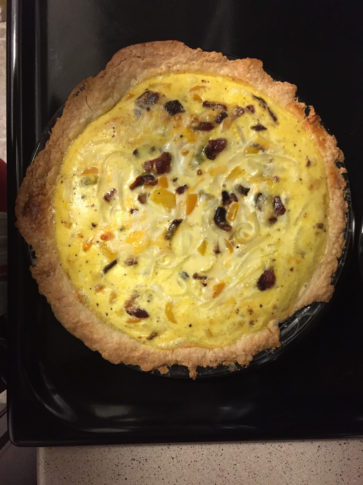 Today I Cooked... Guest Post Bacon and Bell Pepper Quiche