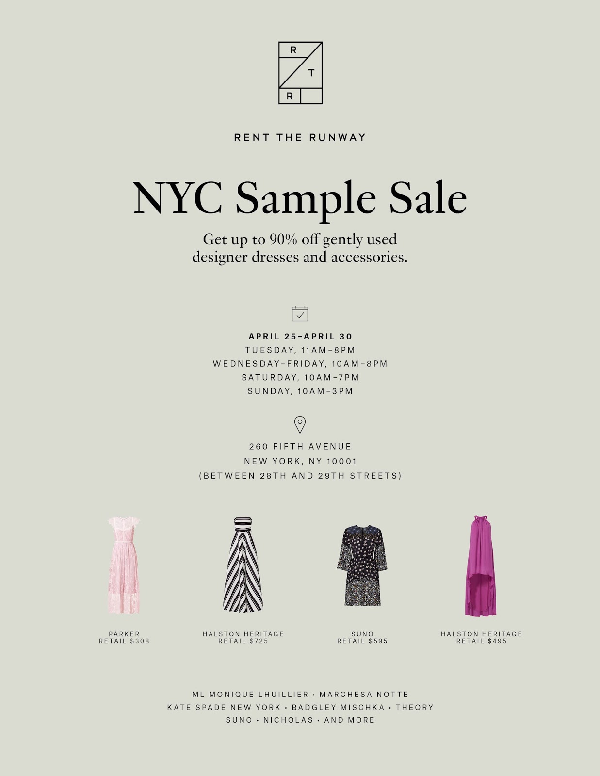 Kate spade sample sale nyc I know someone who knows Andy Spade, and he had told this person a few years ago that he and Kate were getting a divorce. But then they kept showing up in society rags and party photos, so I .