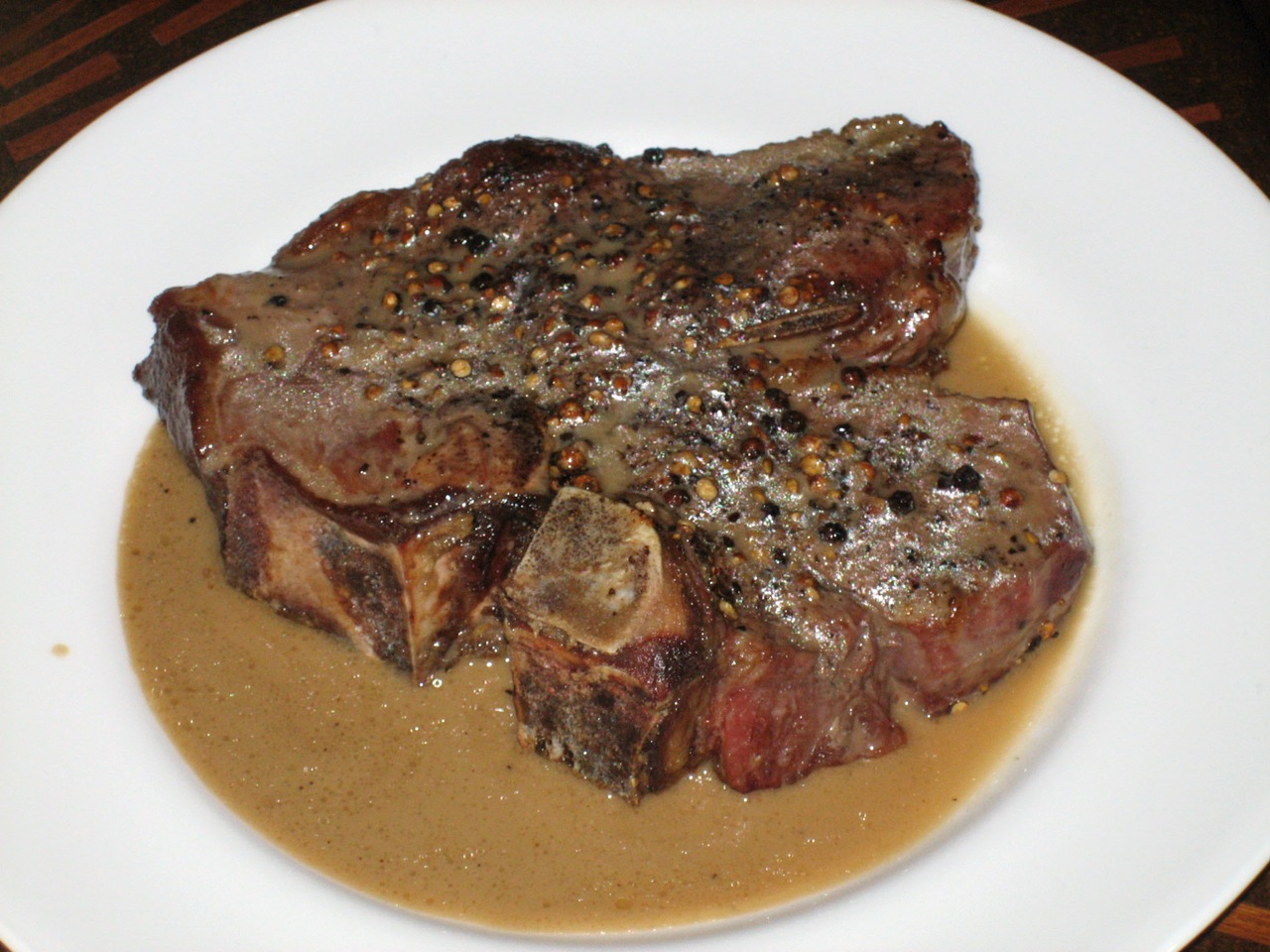 Pfeffersteak Steak Au Poivre — Rezepte Suchen