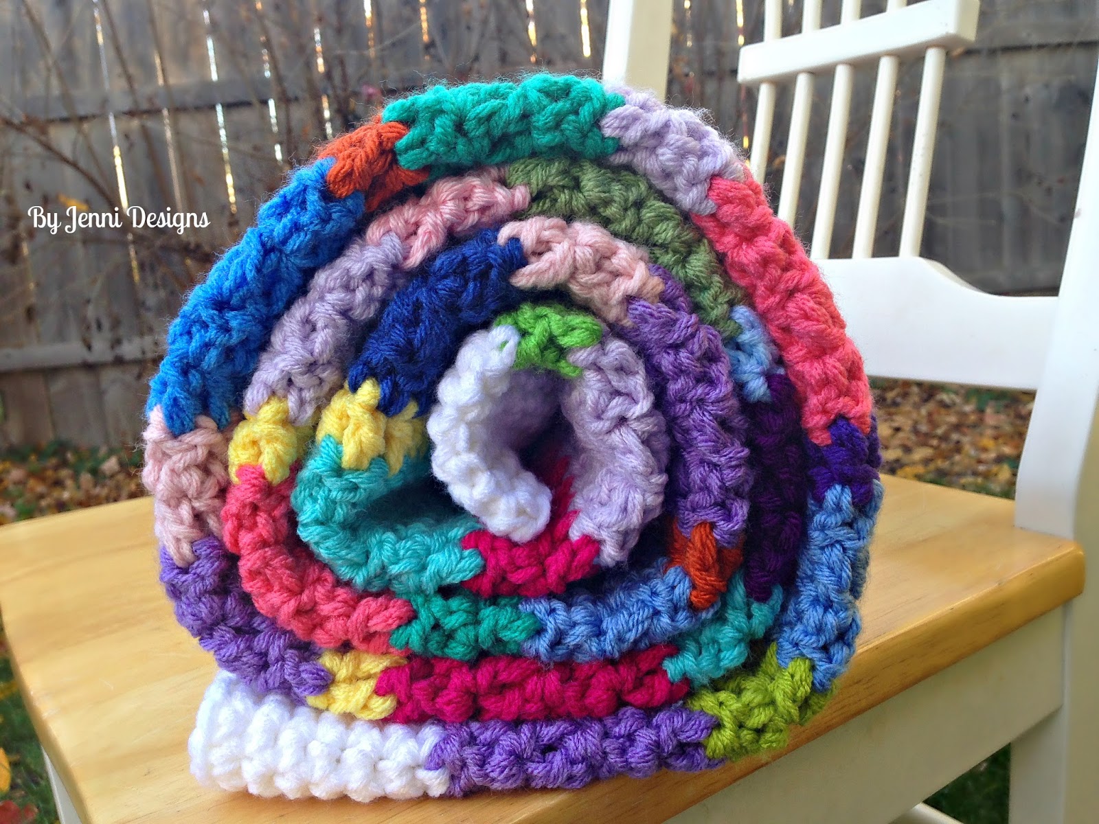 Scrappy Crochet Blanket - Use Up Your Yarn Stash — Pops de Milk - Fun and  Nerdy Crochet Patterns