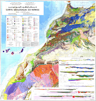 Carte Géologique du Maroc