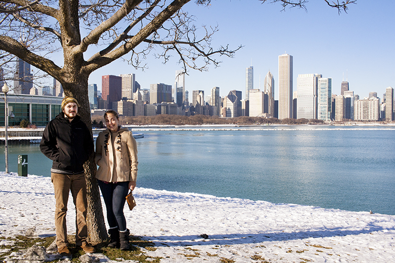 Shedd Aquarium, Downtown Chicago, Chicago Skyline, Lake Michigan