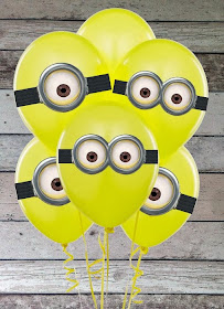 Minion Balloon Birthday party ideas.