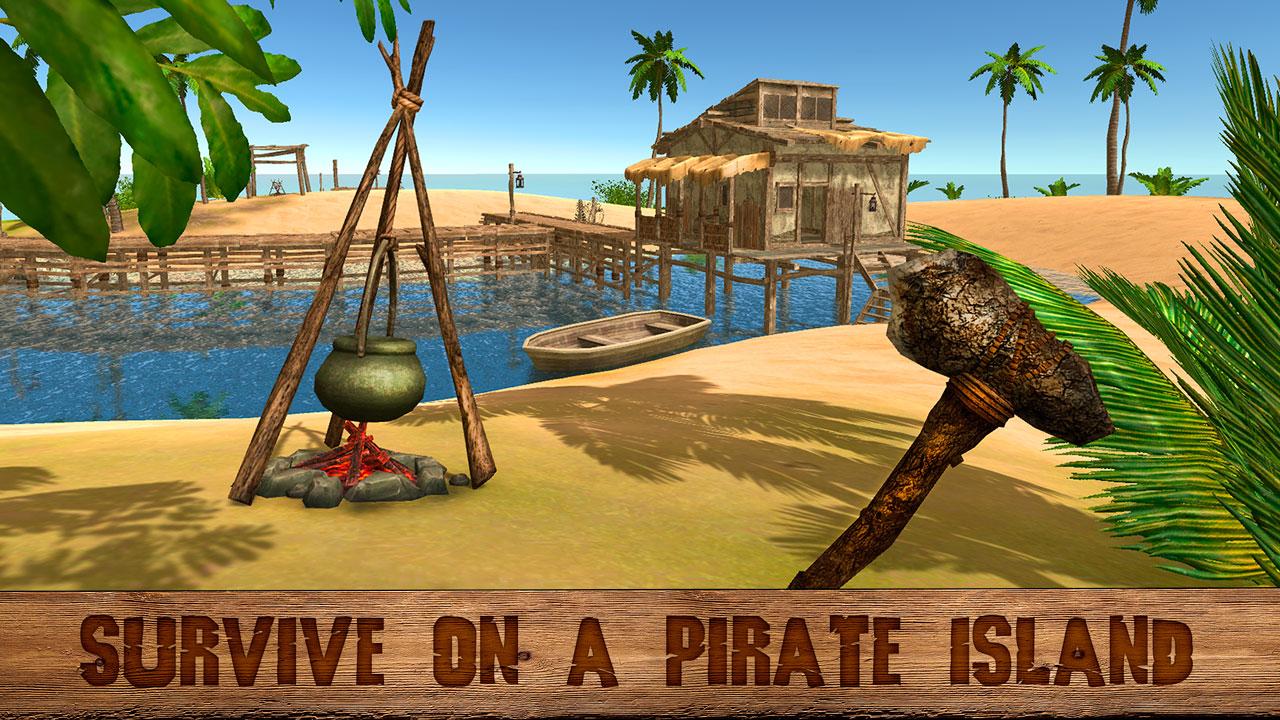Pirate Island Survival 3D MOD APK terbaru