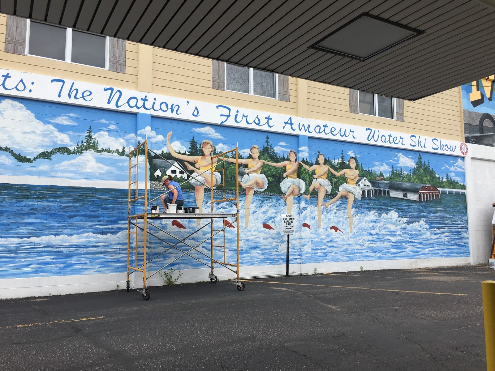 Nomadic Newfies MinAqua Bats Mural