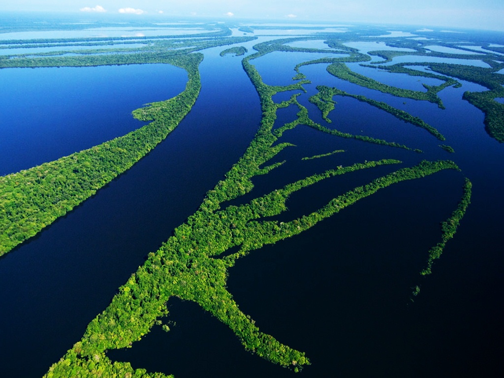 Укаяли Исток. Дельта Миссисипи. Дельта реки Амазонка. «Амазония» (Манаус, Бразилия).