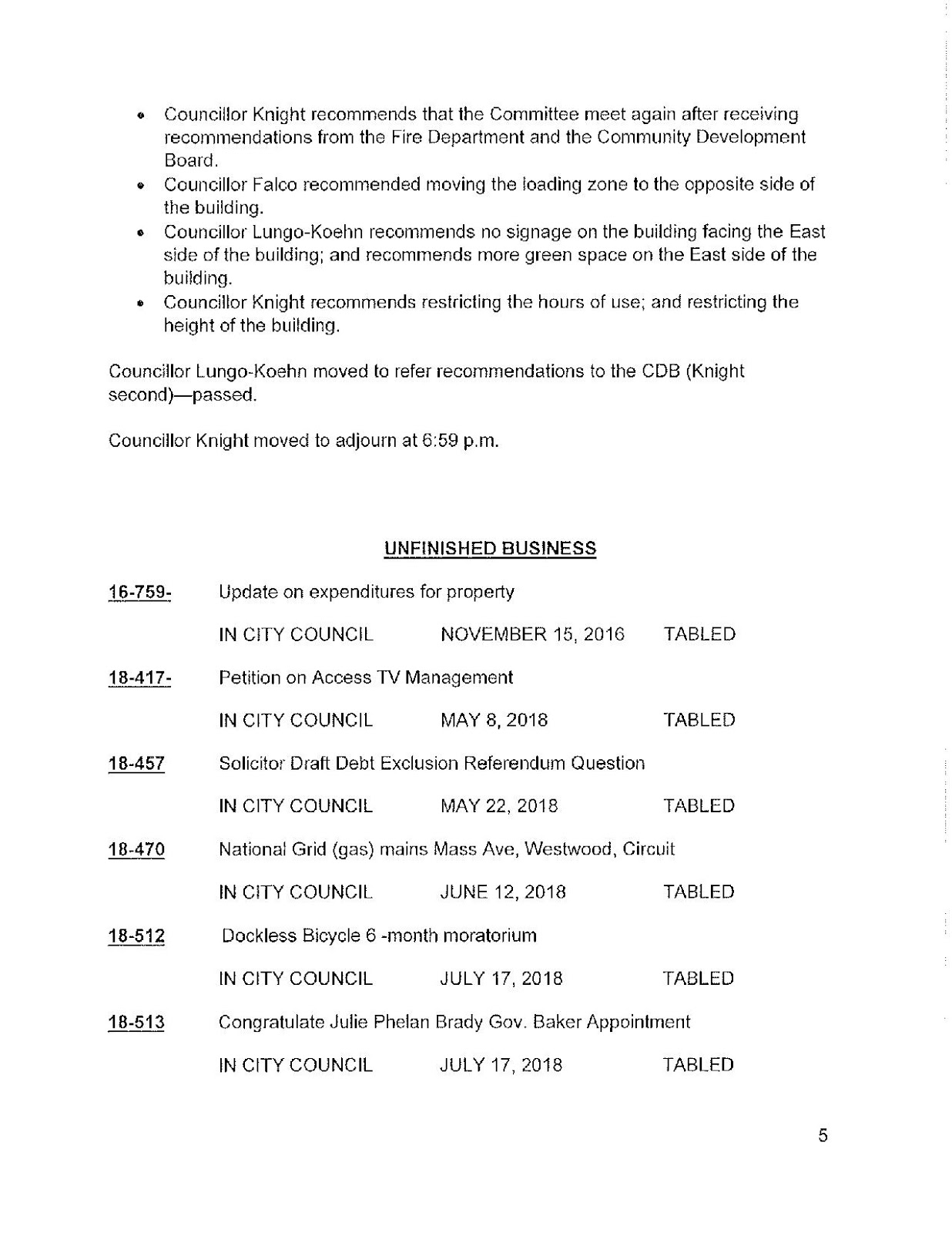 Early Halloween Medford City Council October 2, 2018 The Ghouls Come