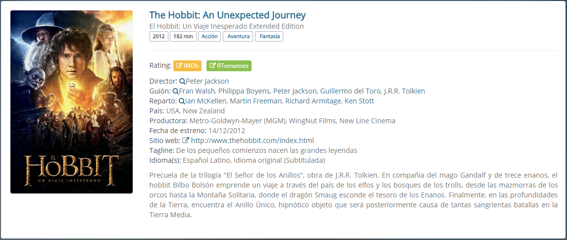 Ver El Hobbit Un Viaje Inesperado Online Gratis Español