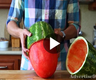 Best Trick For Watermelon - Skin the Fruit in Simple Steps