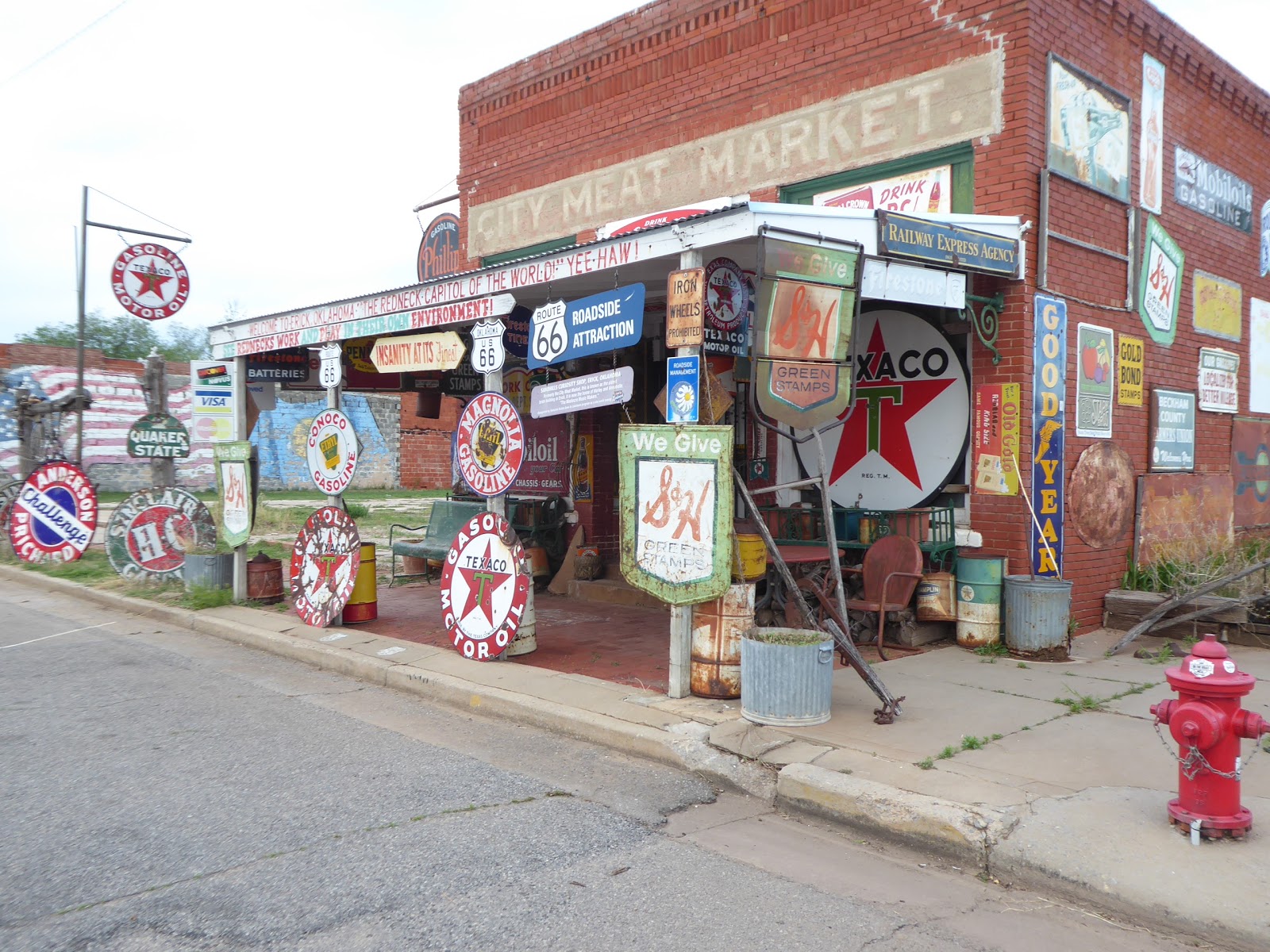 Bob on a Bike Erick, OK to Elk City, OK