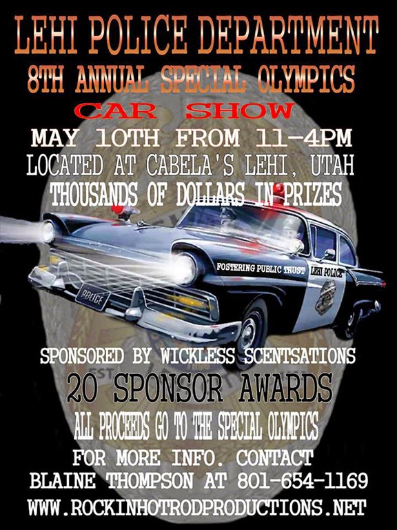 On the Road With Zoom Lehi Police Department Special Olympics Car Show