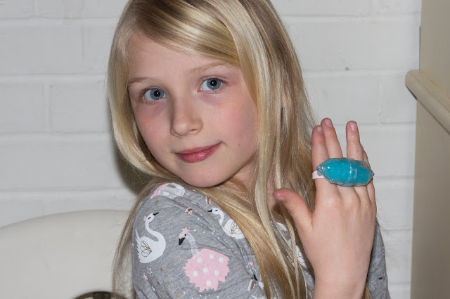 Posing with the ring accessory while reviewing Glam Goo Deluxe pack 