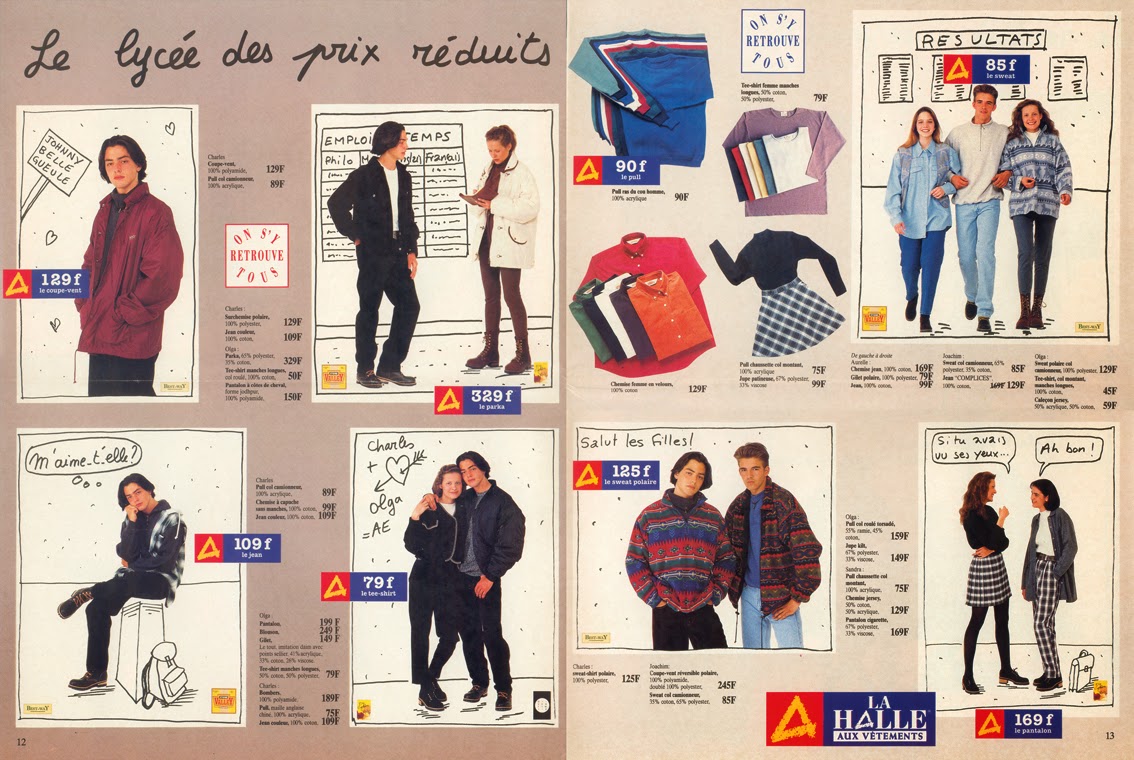 Directeur Artistique: LA HALLE AUX VETEMENTS / Rentr?�e 1994