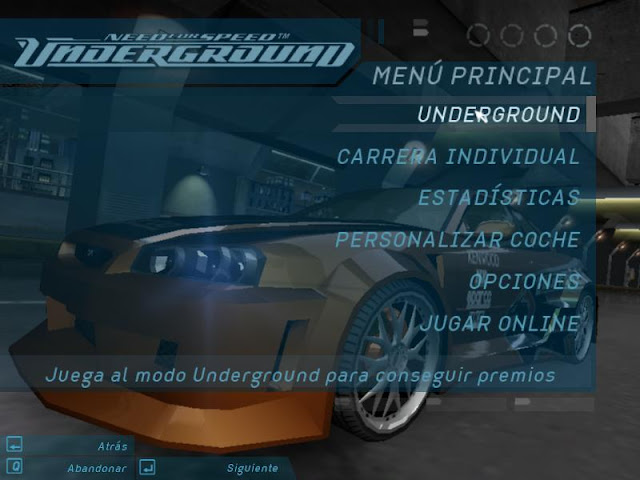 Need For Speed Underground PC Full Español Descargar