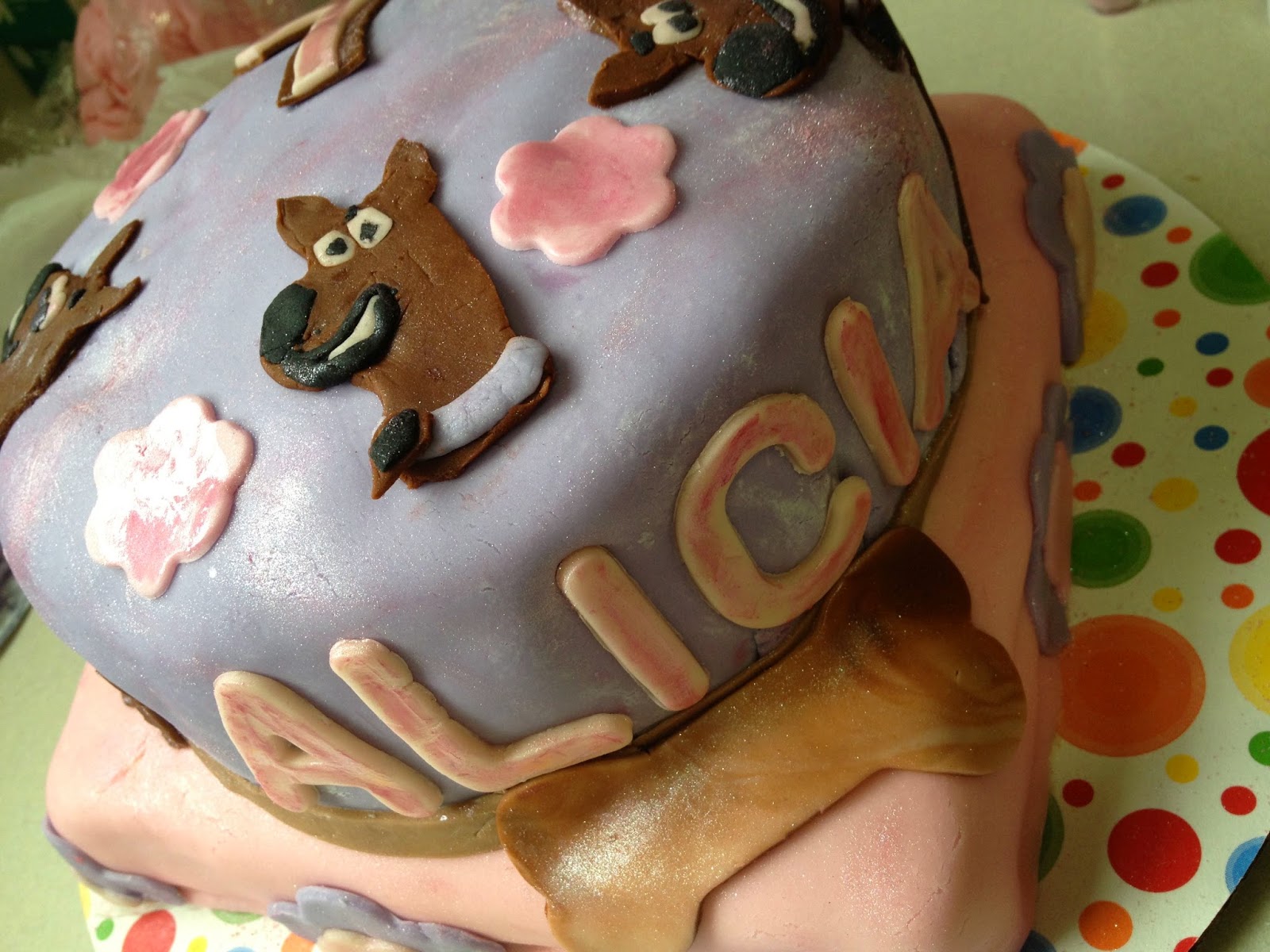 It's Yummy to My Tummy Rolled Marshmallow fondant