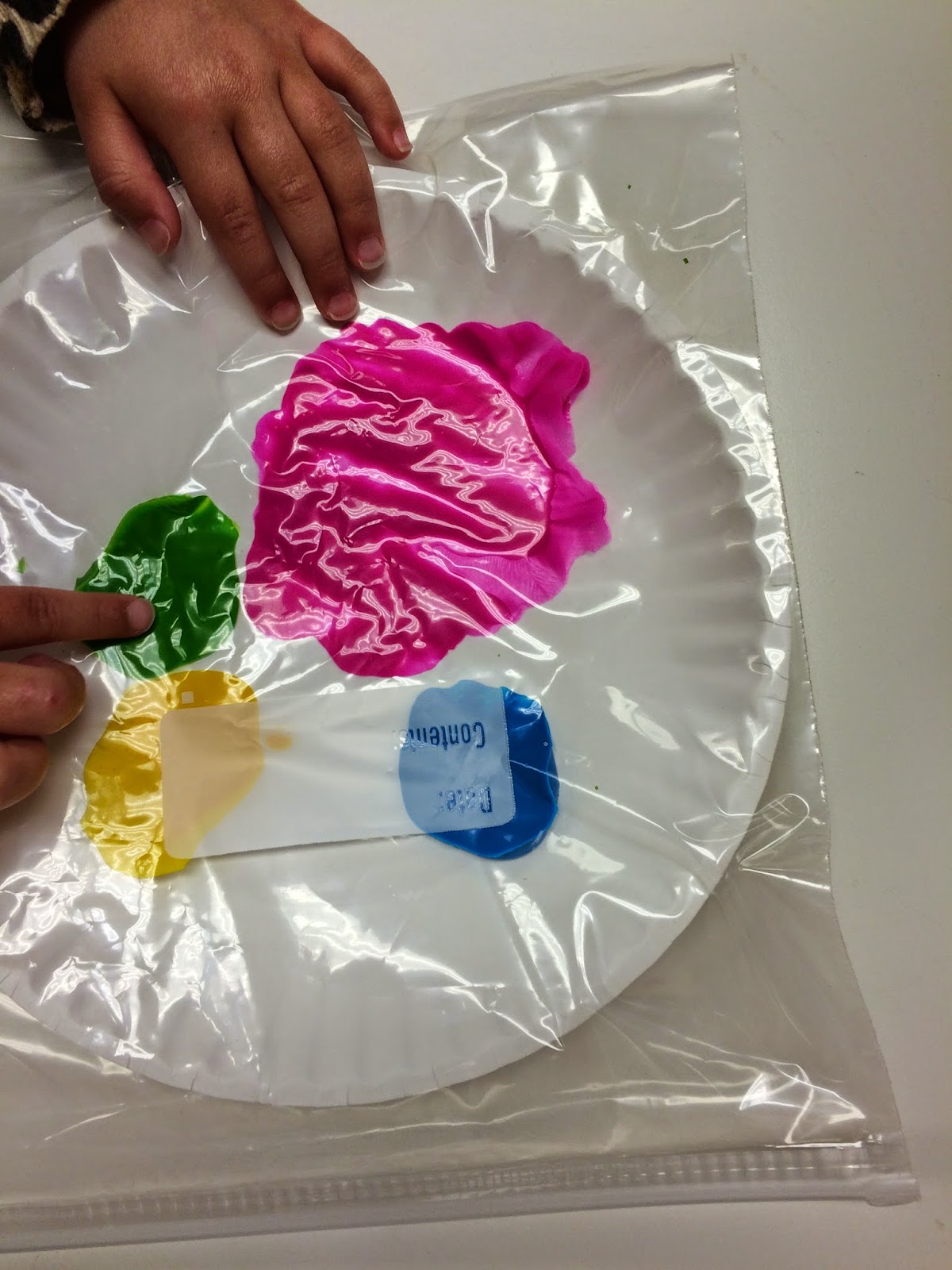 Painting With Ziploc Bags