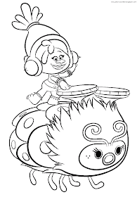 Dibujos Sin Colorear Dibujos De Personajes De Trolls Para Colorear