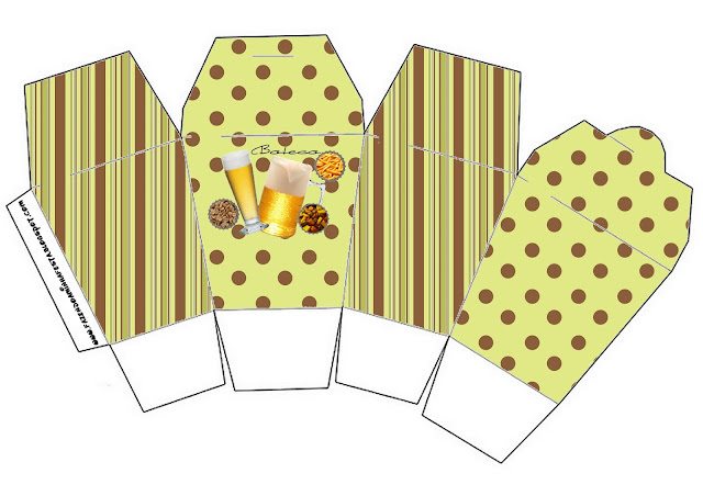 Beer, Fries and Peanuts: Party Favor Boxes Free Printables. Beer, Fries and Peanuts: Party Favor Boxes Free Printables.