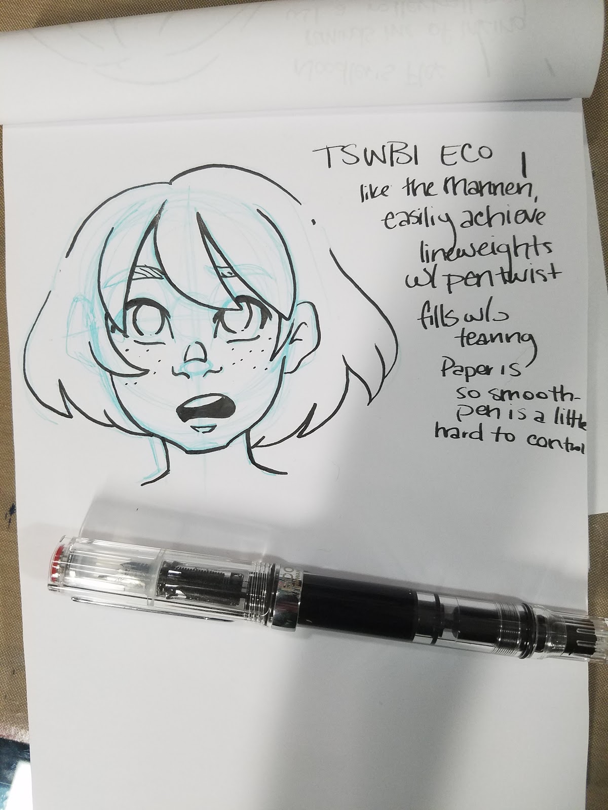 Using Calligraphy Pens for Inking Borders: Intro to Comic Craft
